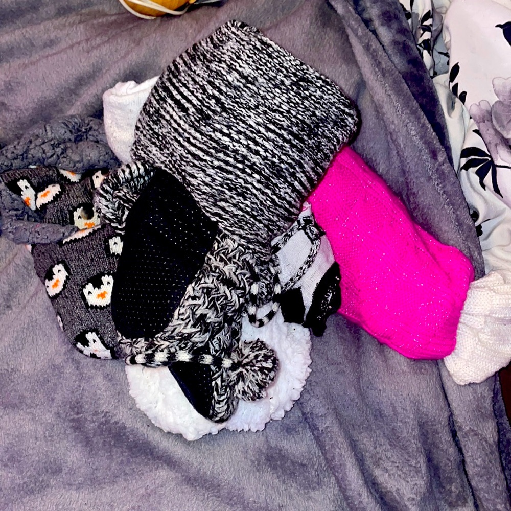 Fuzzy socks/leg warmers